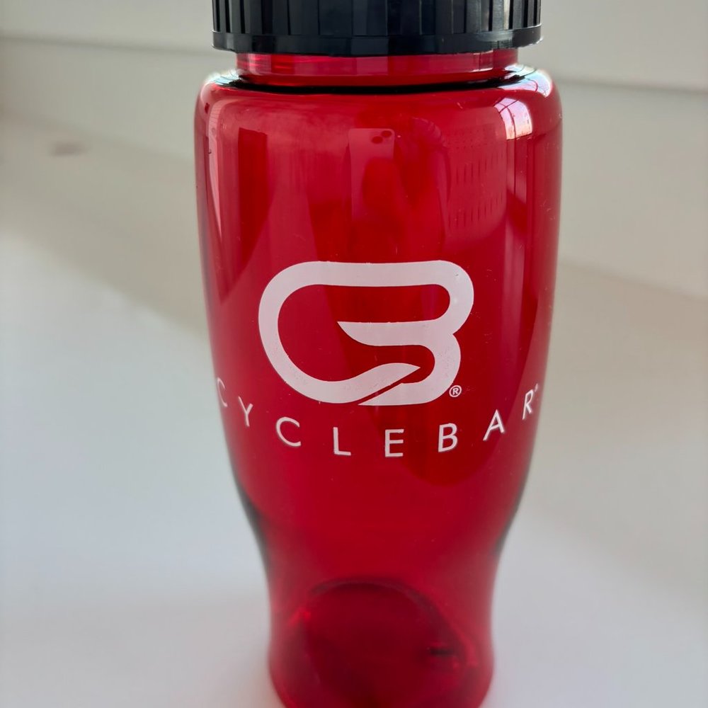Red CycleBar water bottle